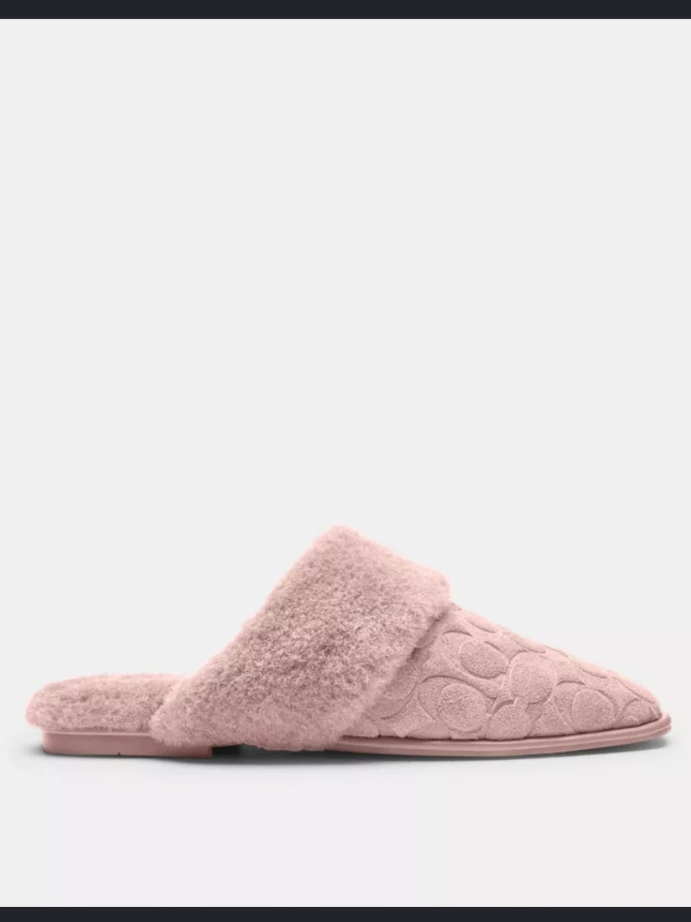 Coach Ziva Slippers with Faux Fur